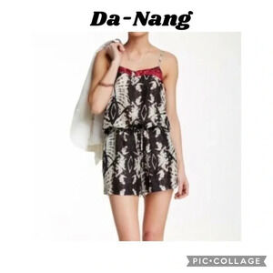 Da-Nang Silk Butterfly Romper M L